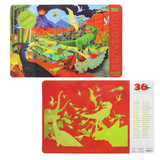 Individuales Come y Aprende Doble Faz Crocodile Creek