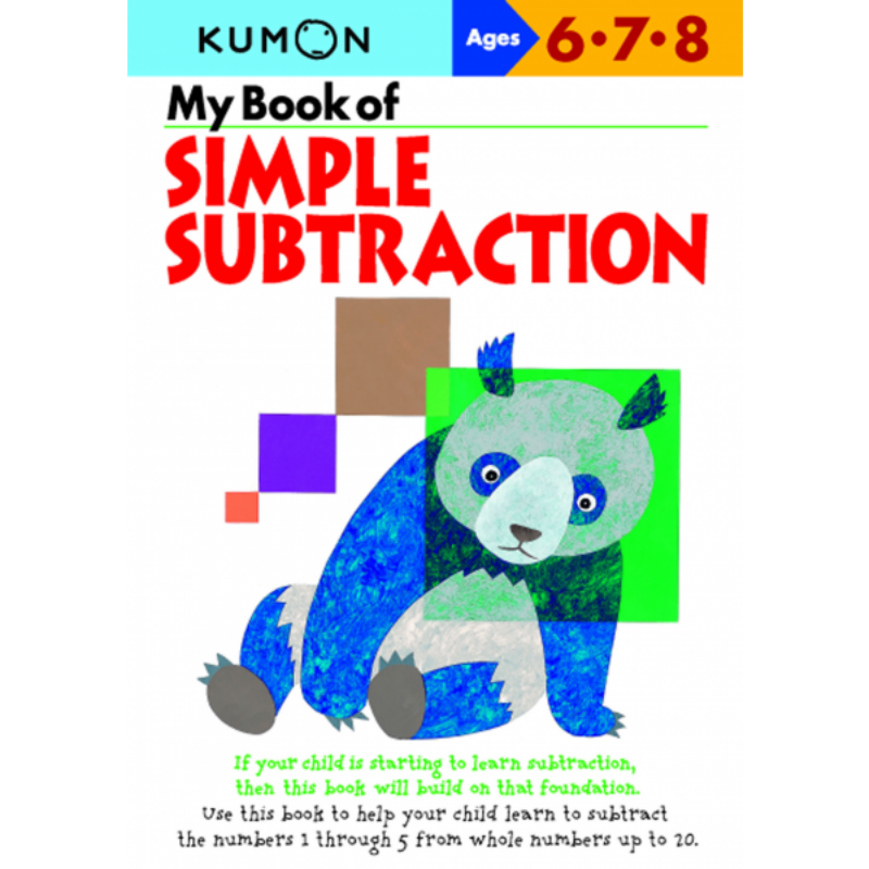 Libro Simple Subtraction Kumón
