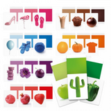 Flashcards Montesori Colores Headu