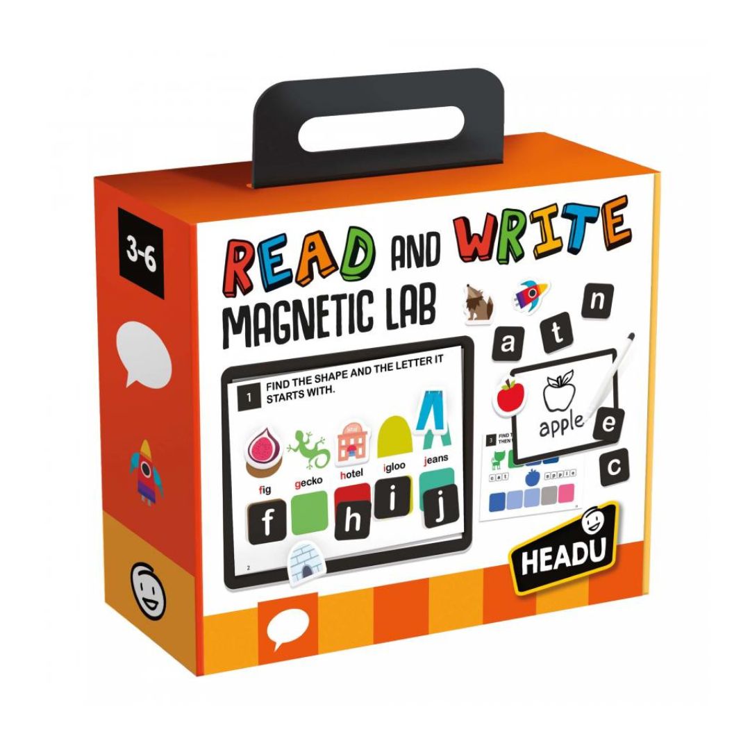 Juego Read and Write Magnetic Lab Words Headu