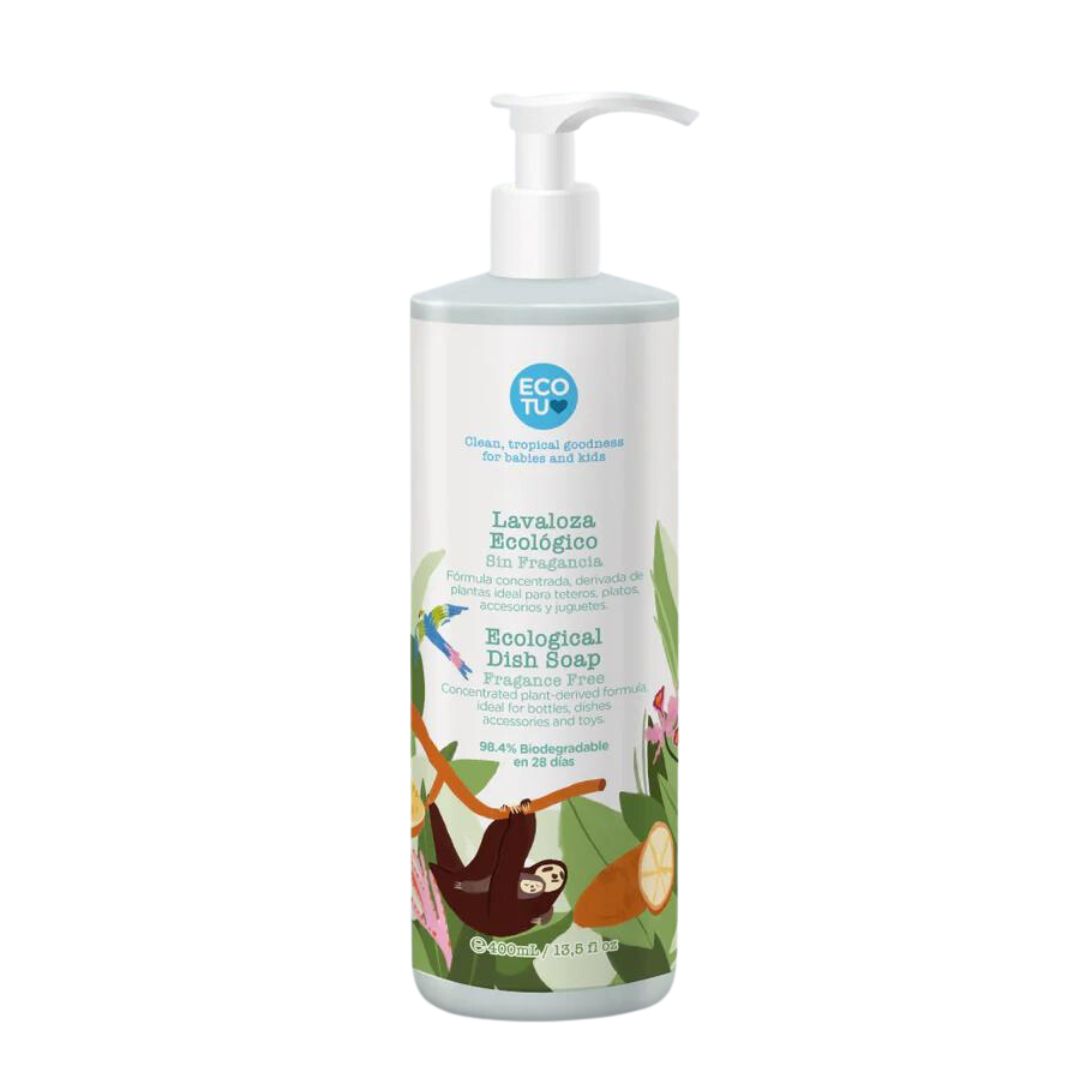 Combo Lavaloza Ecológico sin Fragancia 400 ml + Repuesto de 2000ml Ecotu