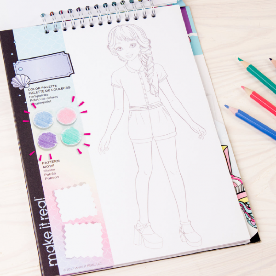 Libro Diseño de Modas Paleta Paster Make it Real
