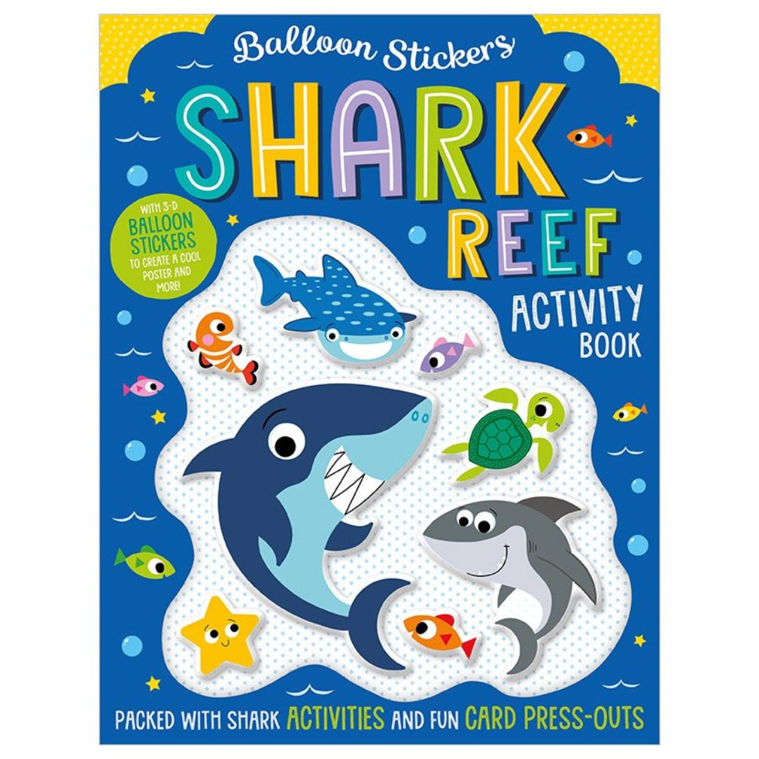 Libro Actividades Balloon Stickers Shark Reef