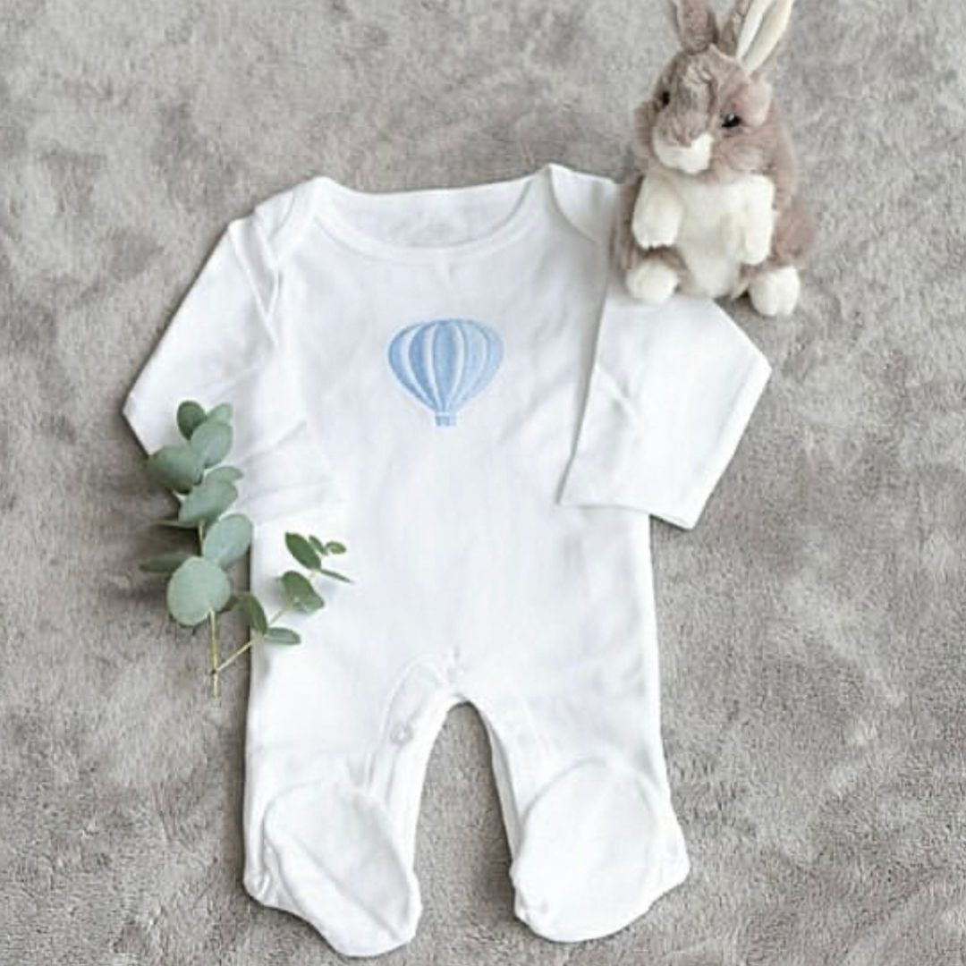 Pijama en Algodón Pima Estrellas Verdes (Beige)