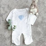 Pijama en Algodón Pima Estrellas Verdes (Beige)