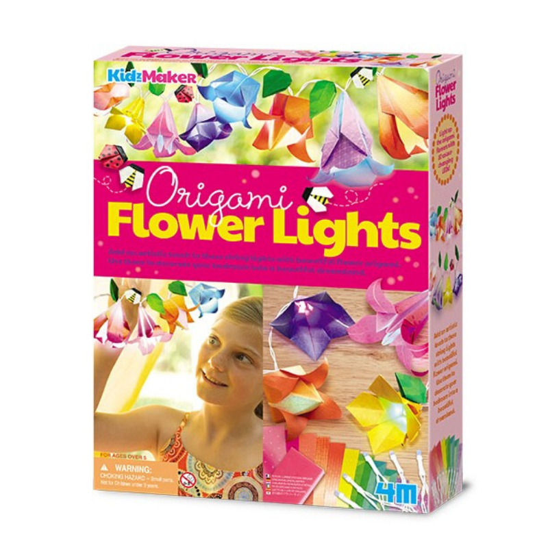 Luces en Origami para decorar el cuarto 4M