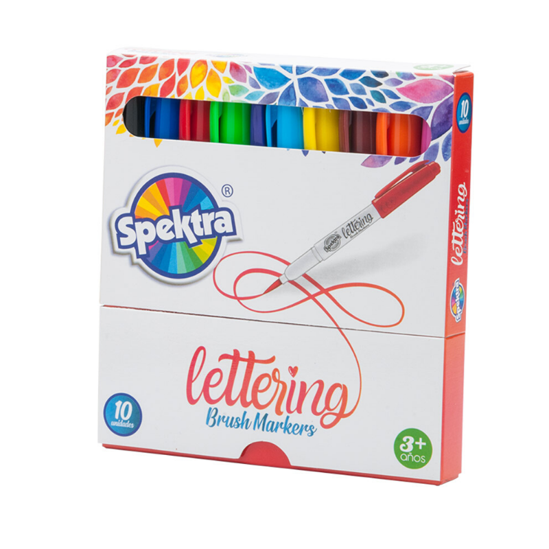 Kit de Lettering Cartilla + Marcadores Punta Pincel X30 By