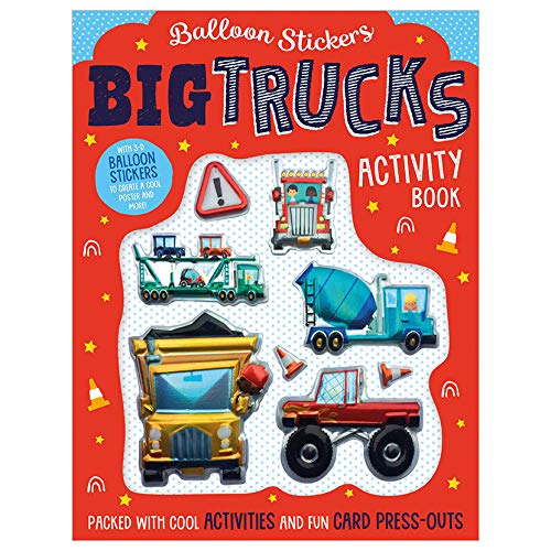 Libro Actividades Balloon Stickers Big Trucks