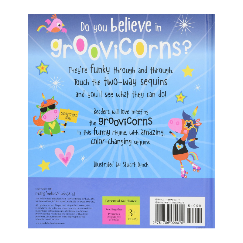 Libro Do you Believe in Groovicorns - babycentro-com - Make Believe Ideas