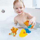 Juguetes de Baño Lanzadores de Chorros Osito y sus Amigos Hape