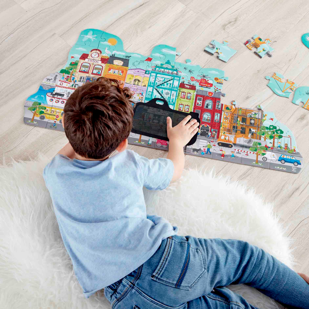 Rompecabezas Animado de Ciudad Hape Babycentro