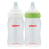 Combo Teteros Boca Ancha Peristaltic Plus  8 Oz x 2 Unidades Pigeon - babycentro-com - Pigeon