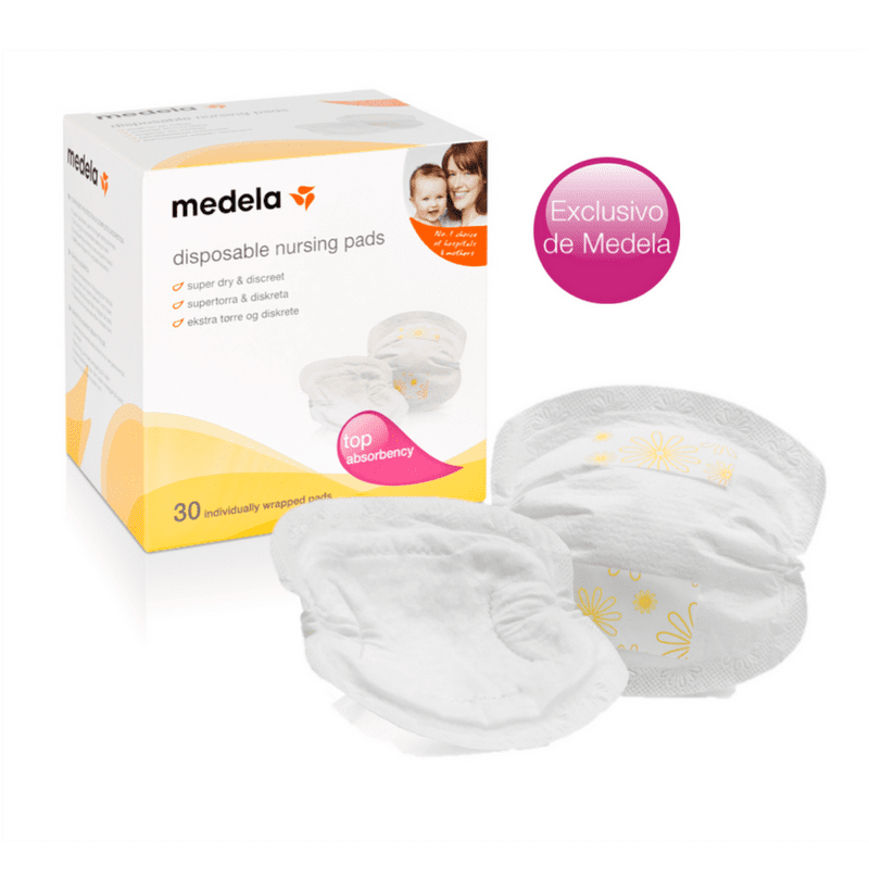 Discos absorbentes desechables para lactancia, 30 uds, Medela - Medela